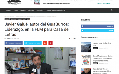 Javier Galué, autor del GuíaBurros: Liderazgo en Casa de Letras